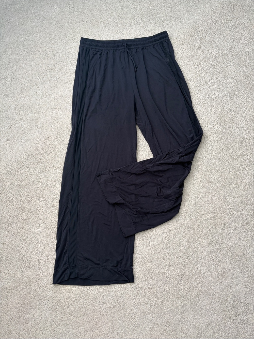 Honeylove Black Elastic Waist Lounge Pants in size large